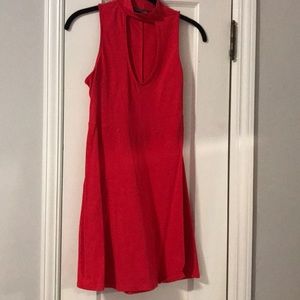 Express, Red keyhole dress